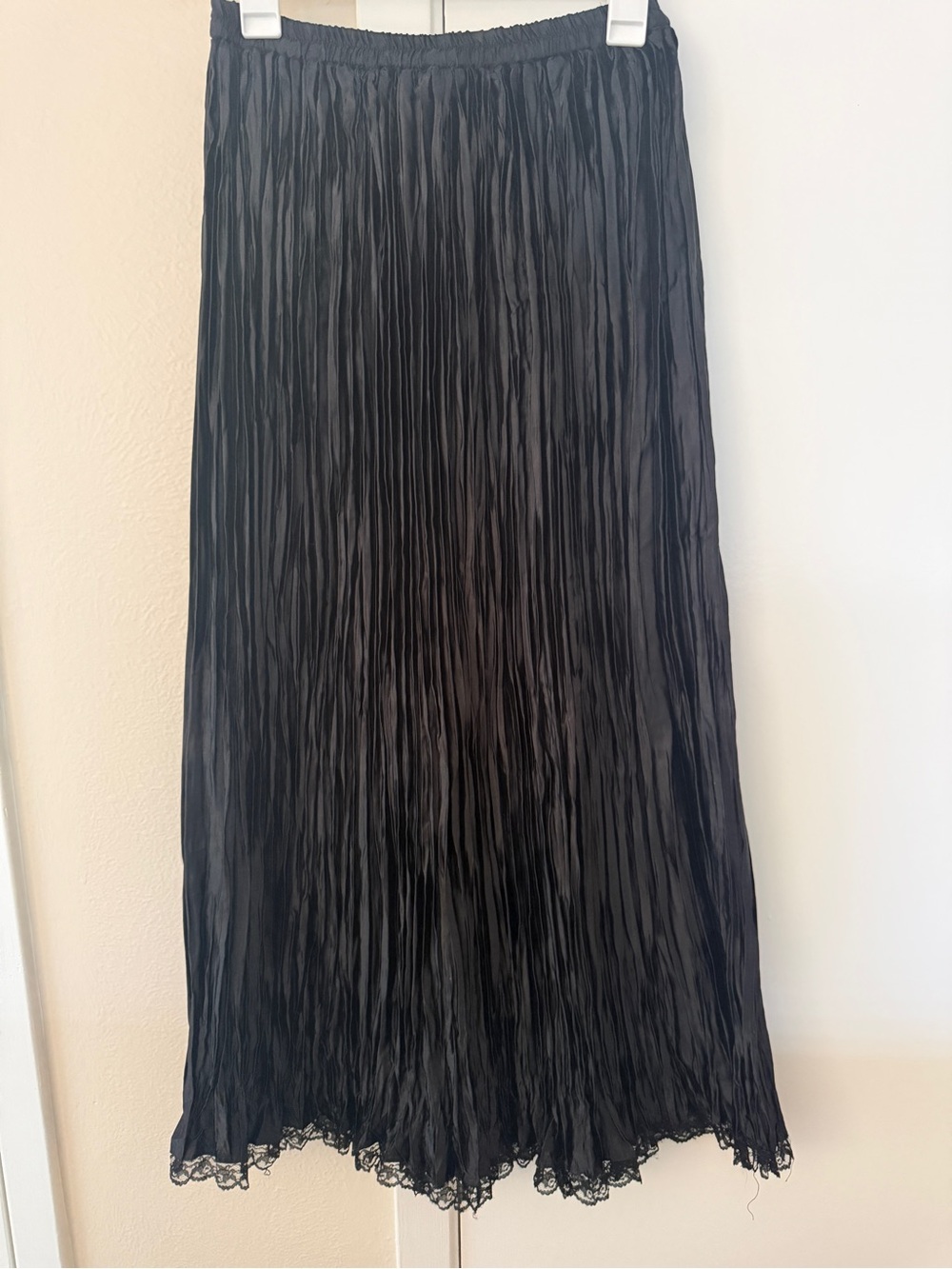 Vintage Plisse Maxi Skirt